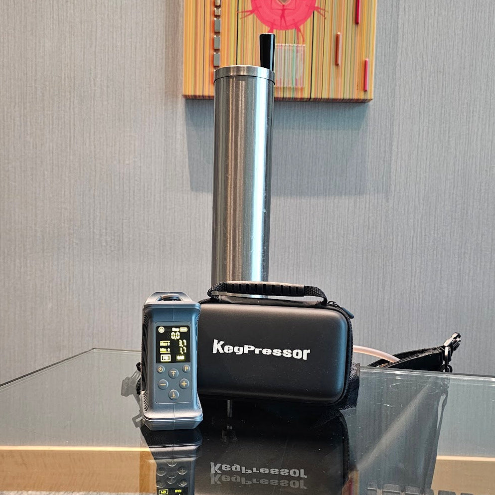 Keg Pressor shown with tower